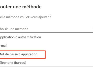 Activer l'application password sur Microsoft 365